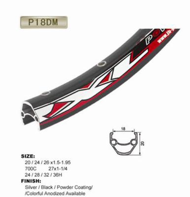 【帕威爾26寸自行車車圈、雙層輪圈 山地車車圈 P18DM 】價格_廠家_圖片 -